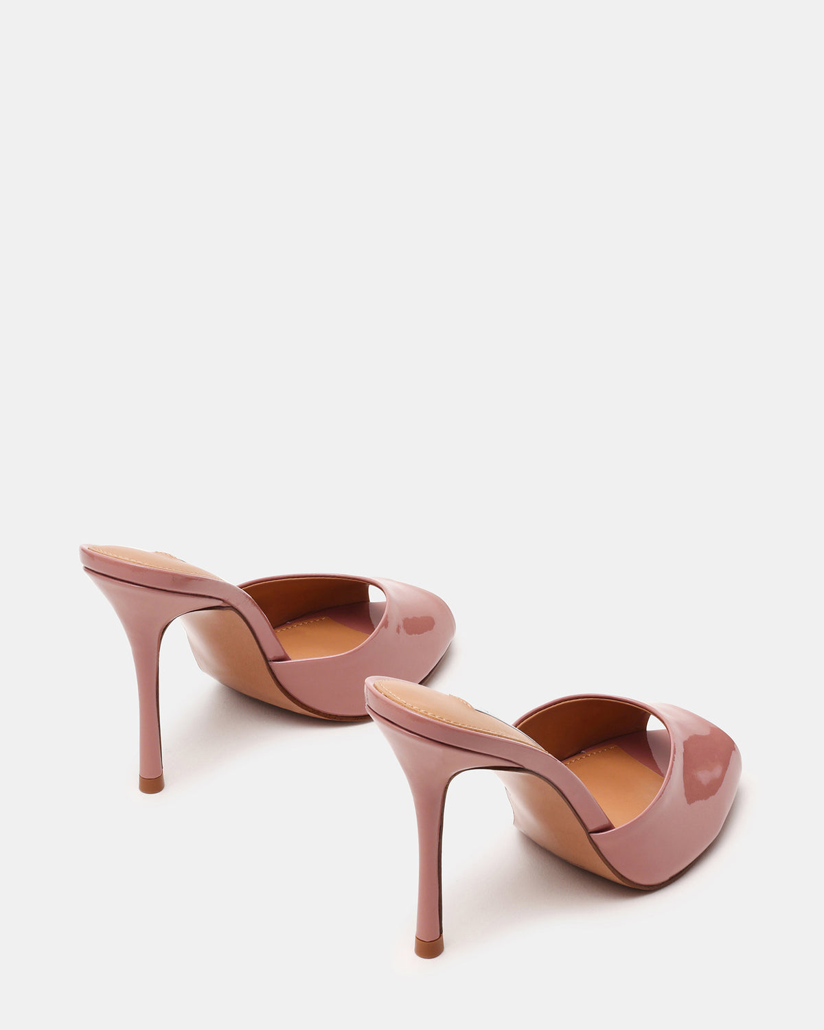 Steve Madden PRIYA Dark Blush Patent Mule Women's Heel