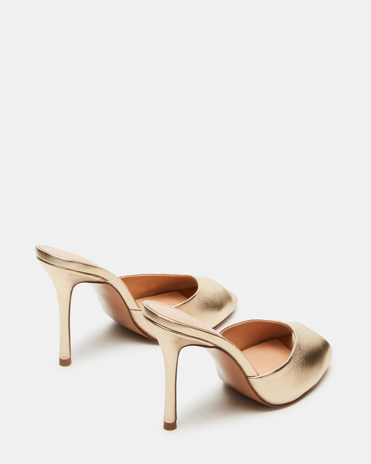 Steve Madden PRIYA Gold Leather Women's Mule