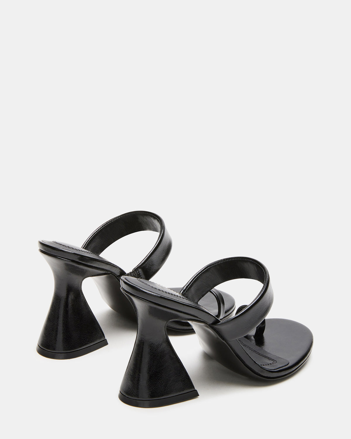 Steve Madden RENIE Black Women's Open Toe Mule Heel
