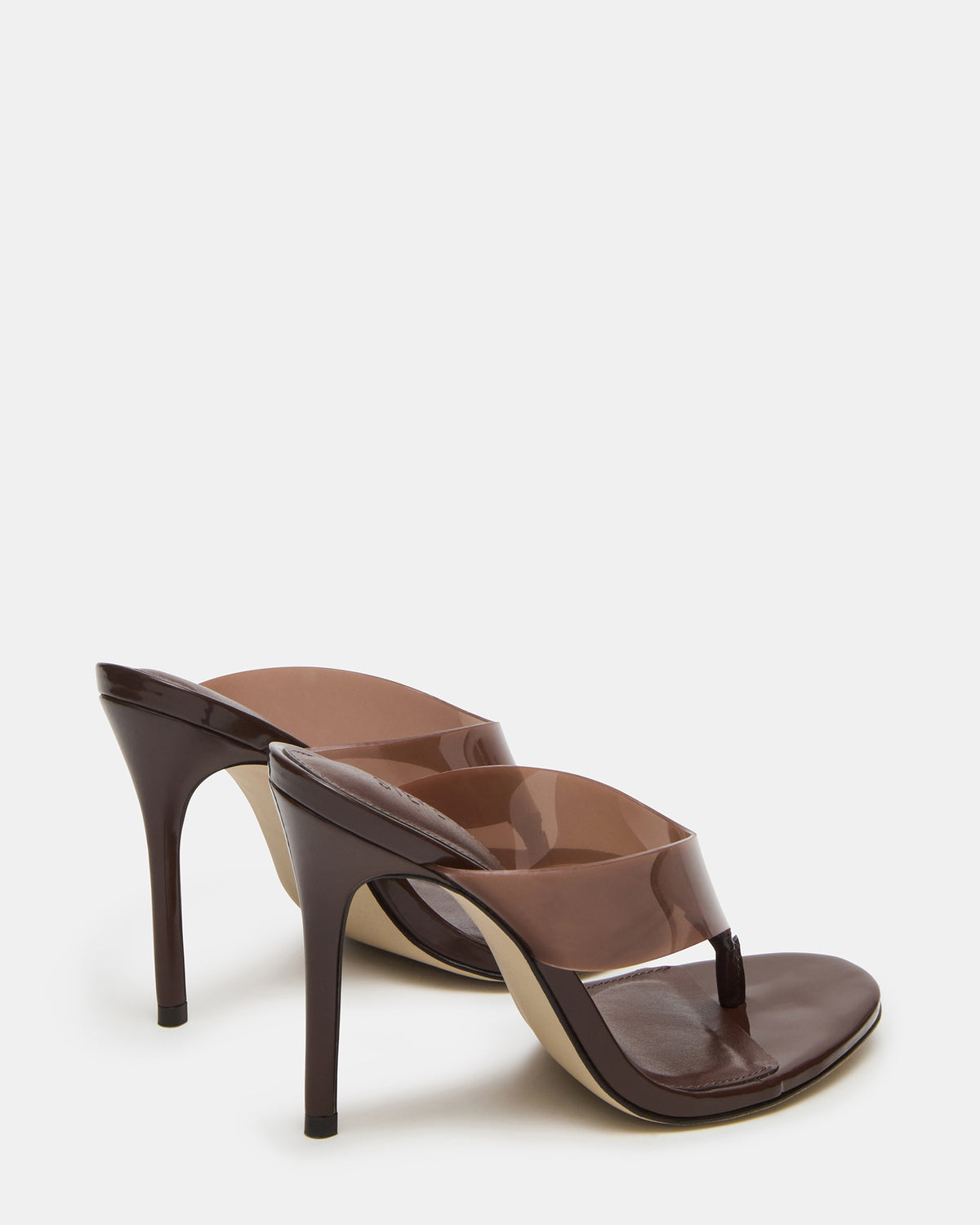 Steve Madden SABINE Brown Thong Mule Women's Heel