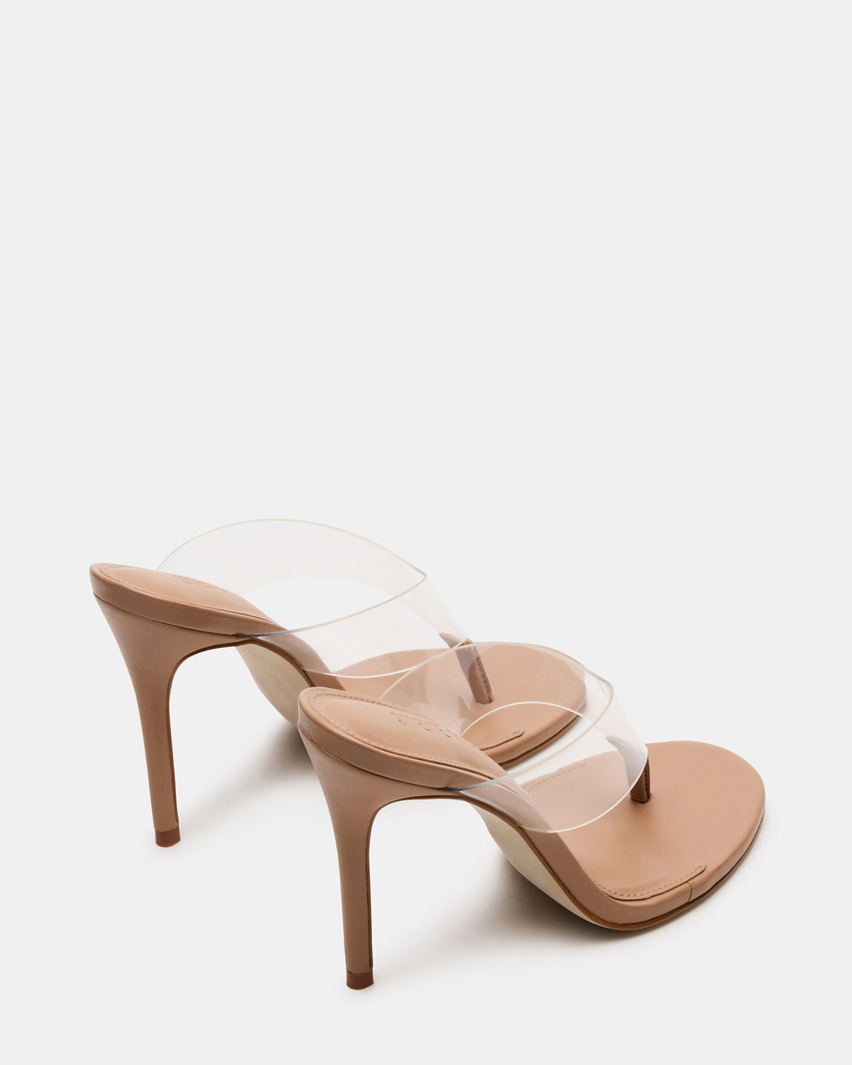 Steve Madden SABINE Clear Thong Mule Heel Women's Heel