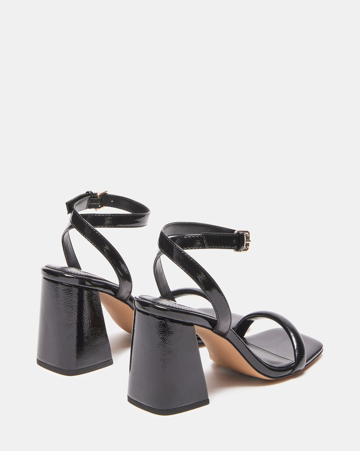 Steve Madden GRETIN Black Square Toe Heels | Women's Heels
