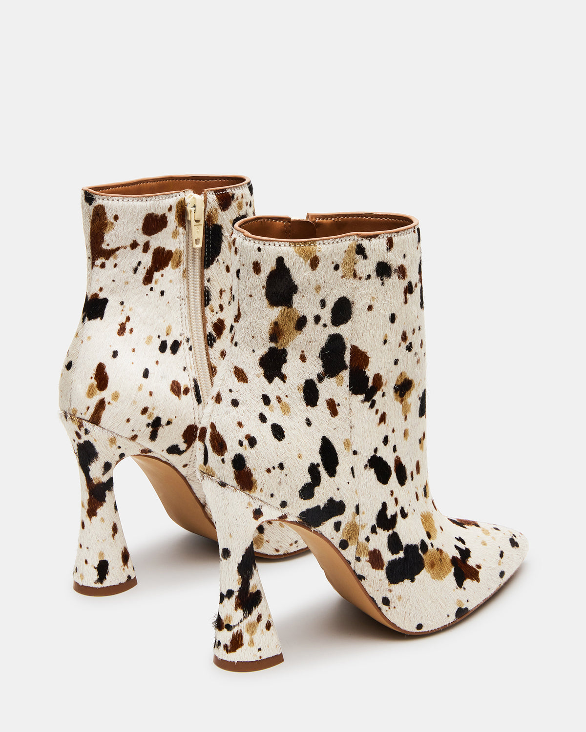 Steve Madden BOLERO Tan Multi Pointed-Toe Heeled Women's Ankle Boot