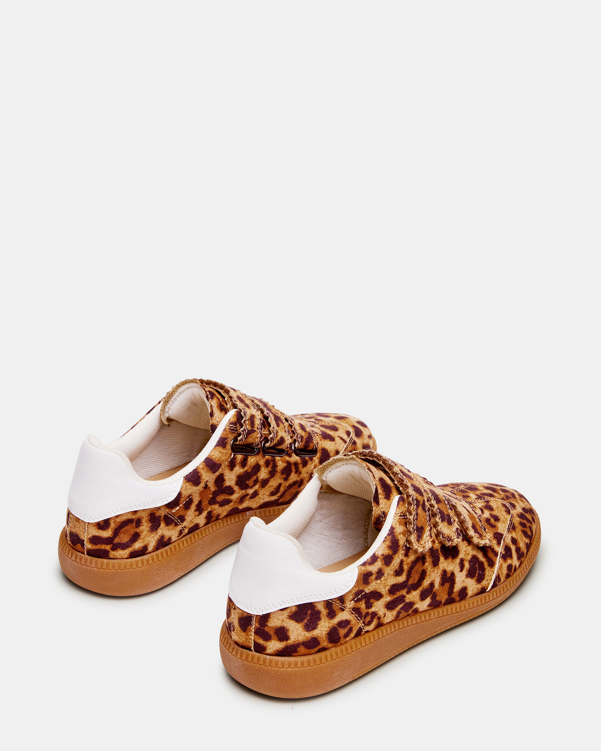 Steve Madden MOMENTUM Leopard Velcro Low-Top Women's Sneakers