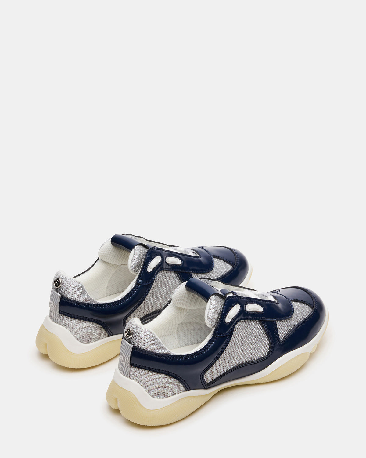 Steve Madden DUSTIN Navy Mesh Lace-Up Low-Top Women's Sneaker