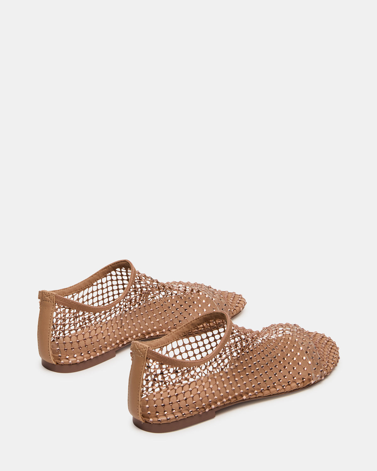 Steve Madden MINO Blush Rhinestones Women's Flat