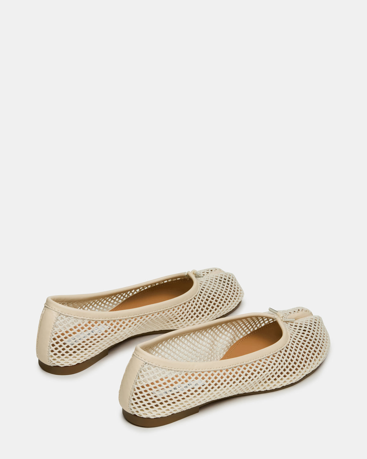 Steve Madden CALICO Bone Mesh Split Toe Tabi Women's Ballet Flat