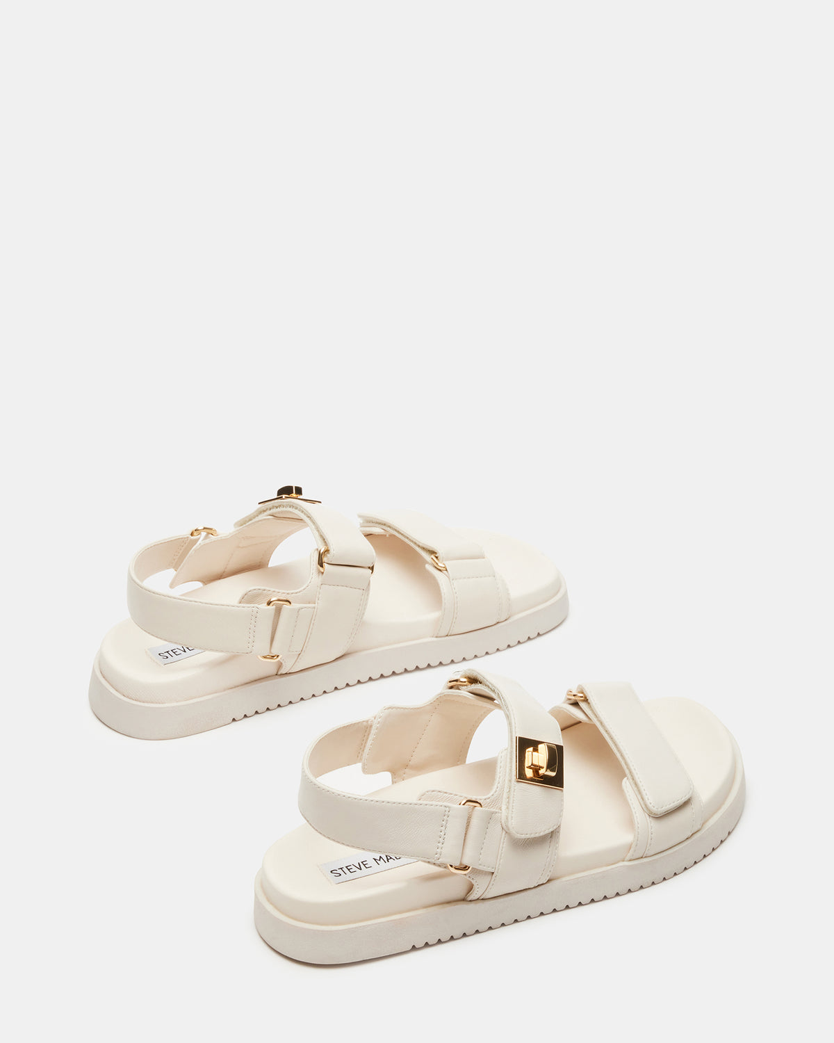 Steve Madden MONA Bone Leather Flatform Women's Sandal