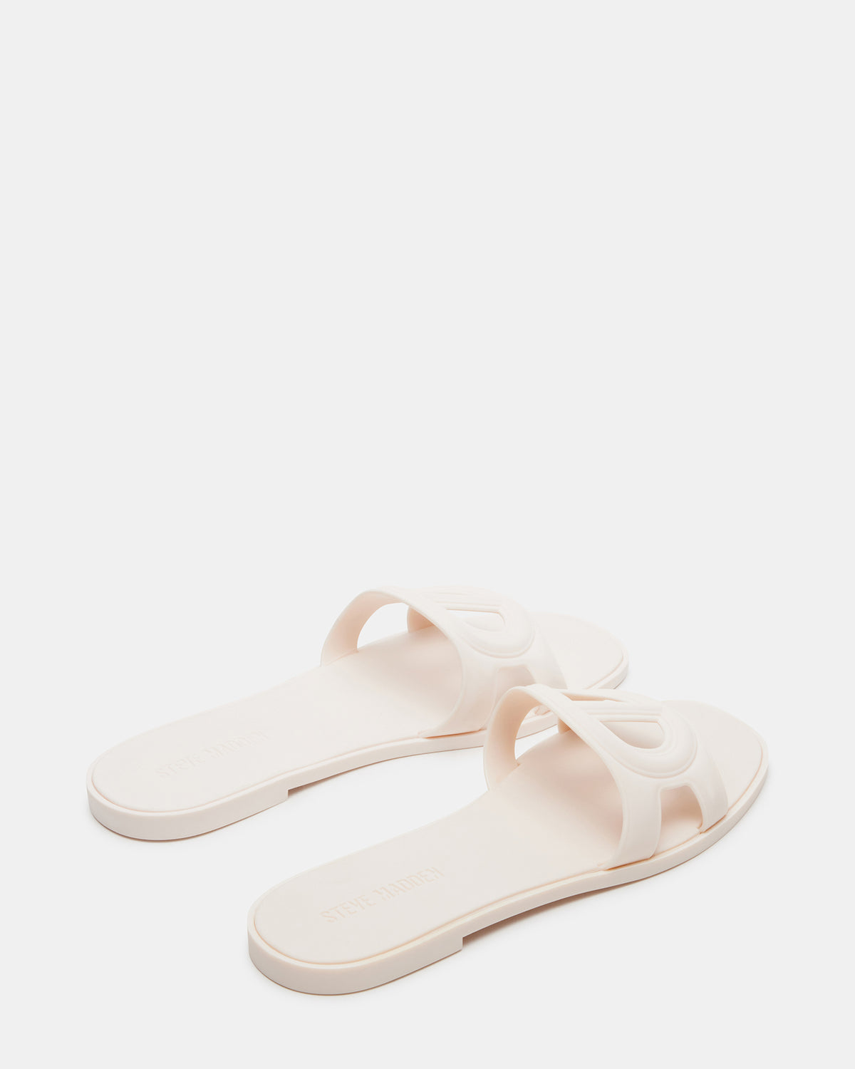 Steve Madden JELLIE Bone Women's Square Toe Slide Sandal