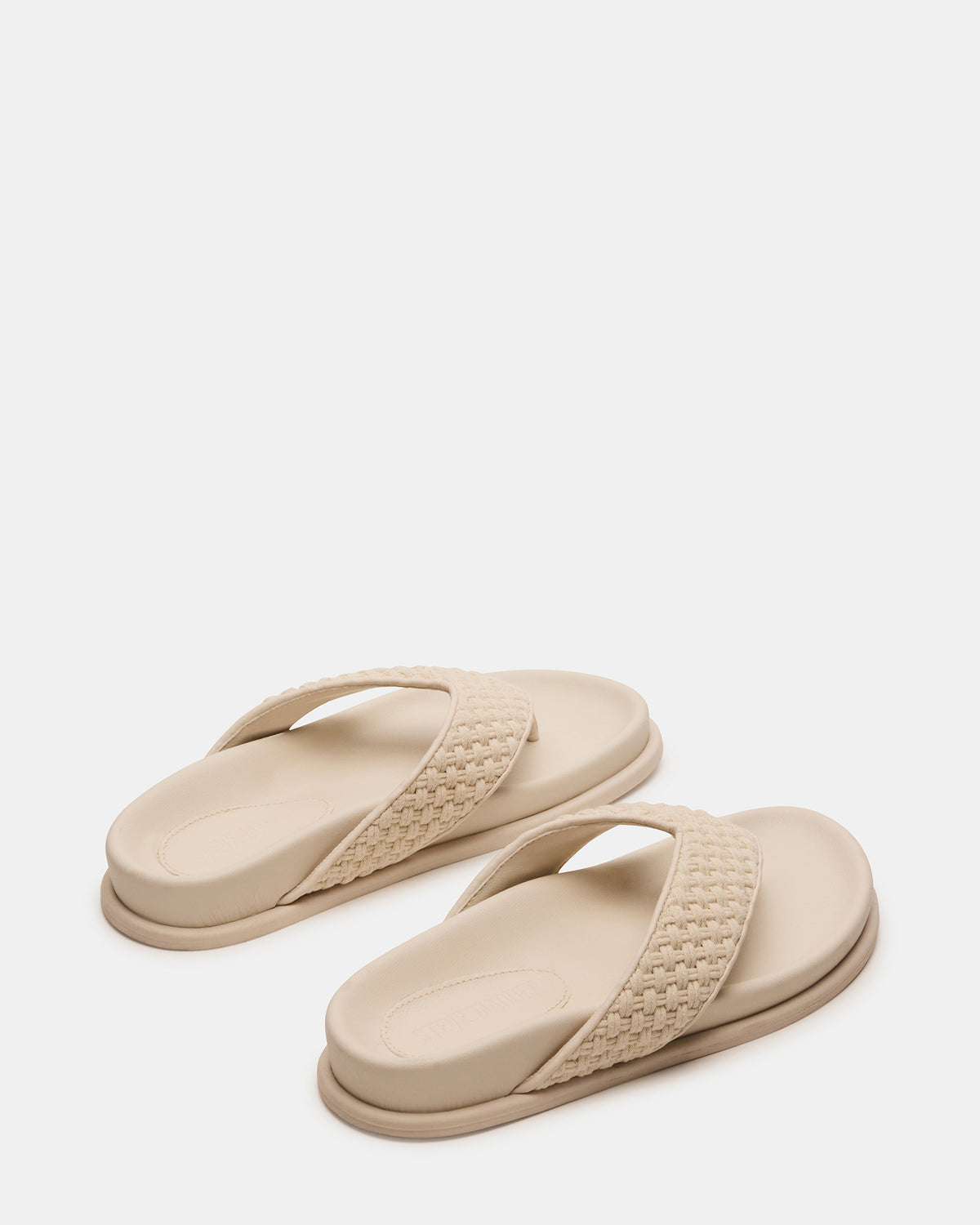 Steve Madden ZINNIA Bone Multi Women's Thong Footbed Sandal