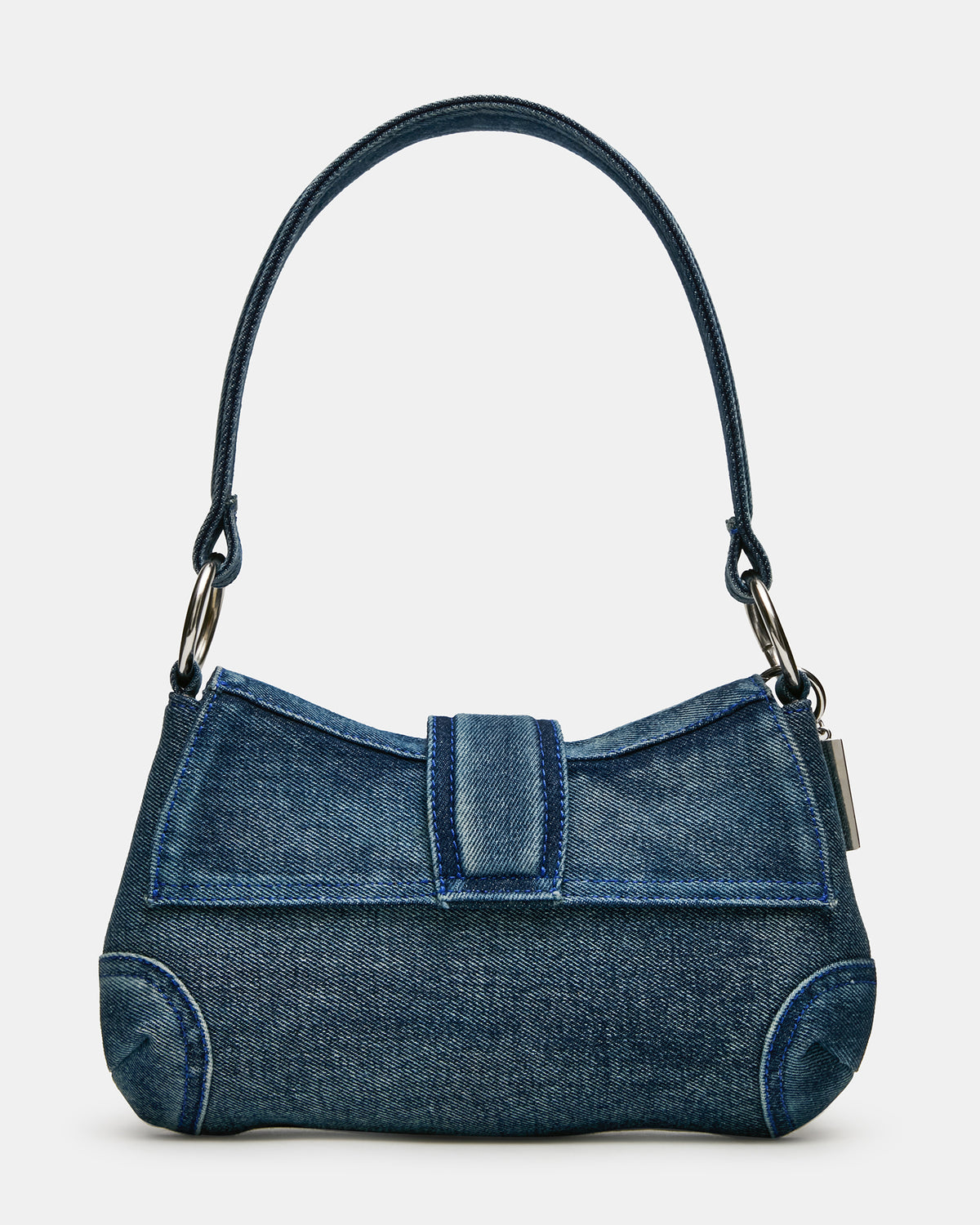 Steve Madden ALBANY Bag Denim/Blue Western-Inspired Denim Shoulder Handbag