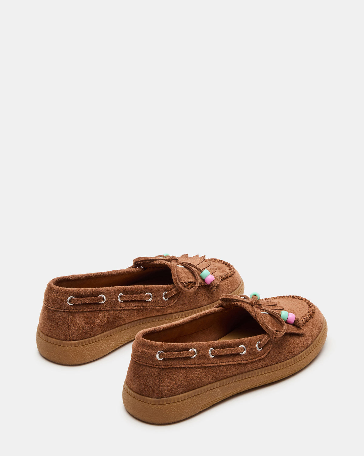 Steve Madden Kids' KRISP Cognac Girls' Boat Shoe Loafer