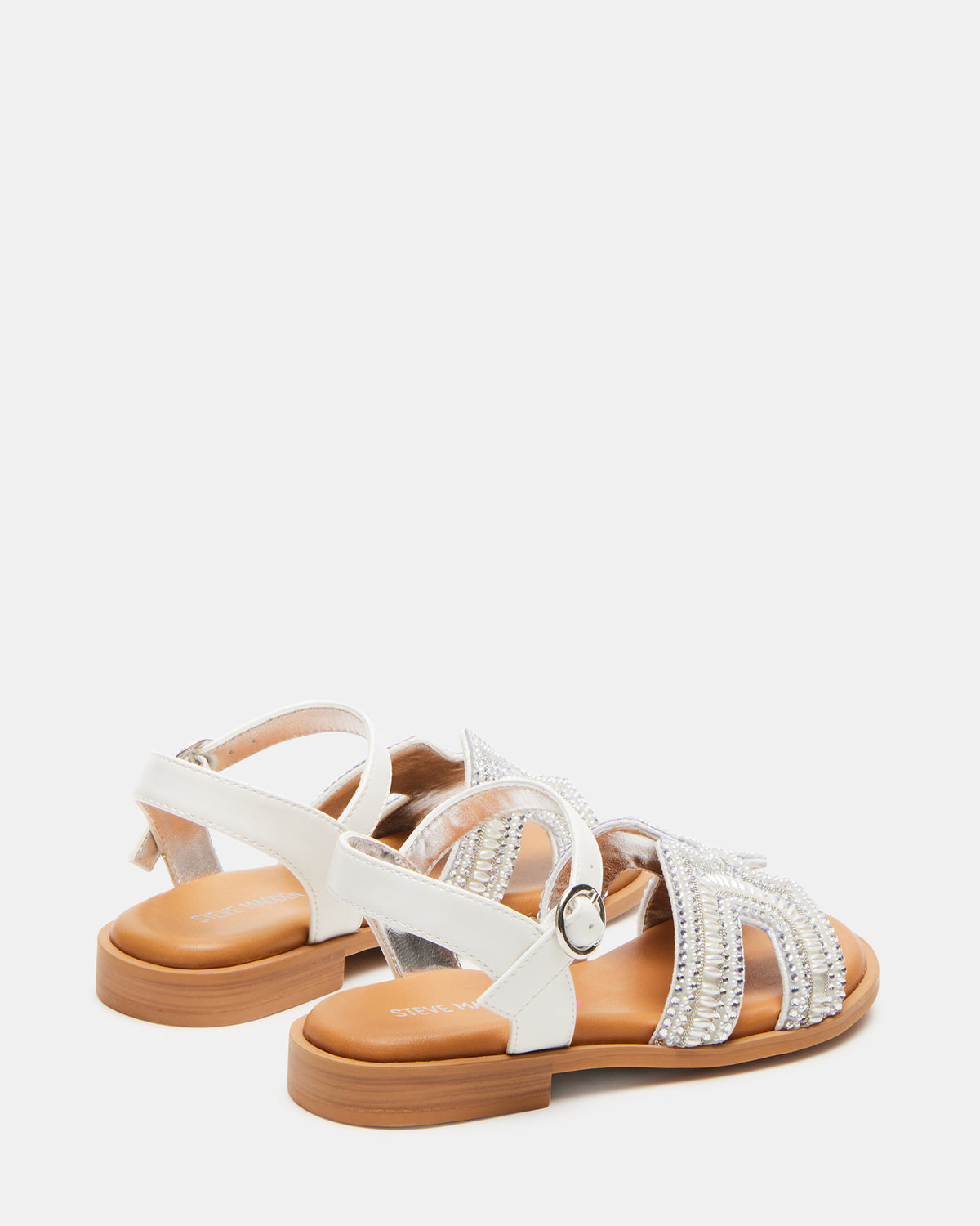 Steve Madden Kids' HAYDLYN Ivory Girls' Sandals