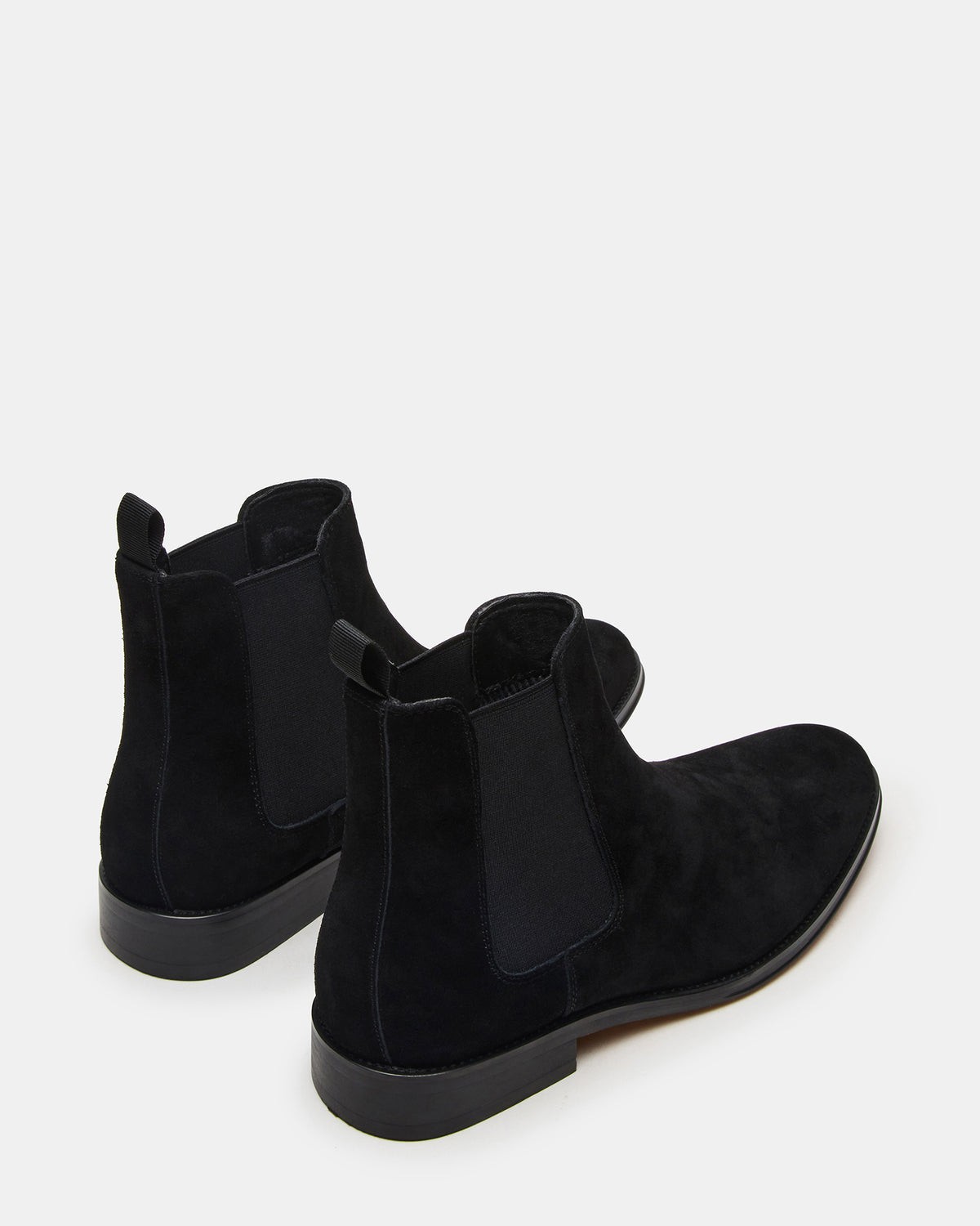 Steve Madden ALDAIR Black Suede Chelsea Men's Ankle Boot
