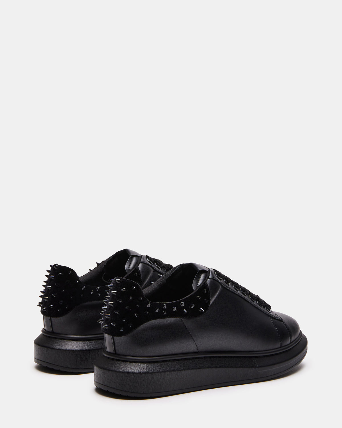Steve Madden FROSTING Black Velvet Men's Low-Top Lace-Up Sneaker