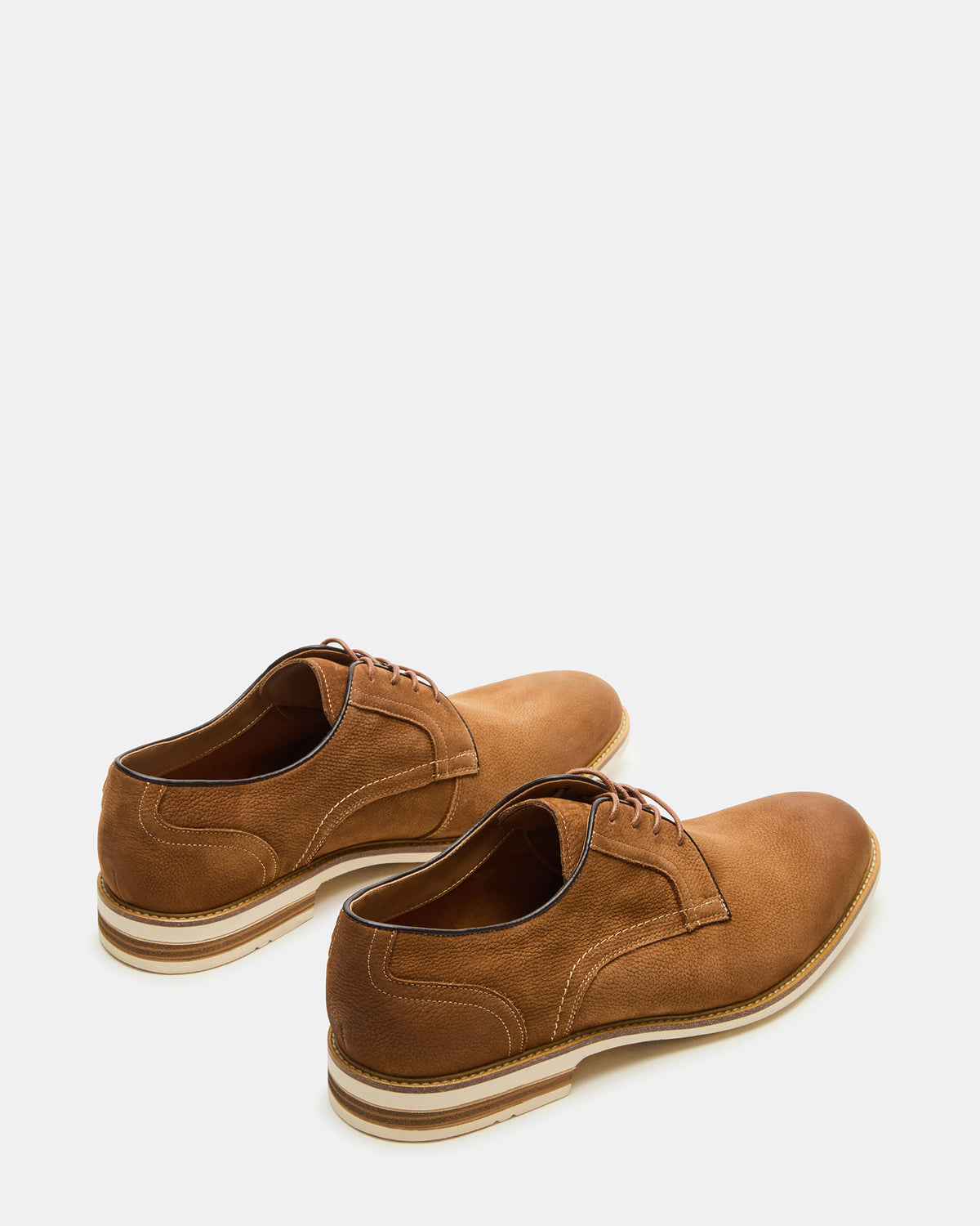 Steve Madden ALVAREZ Tan Nubuck Lace-Up Men's Dress Shoe