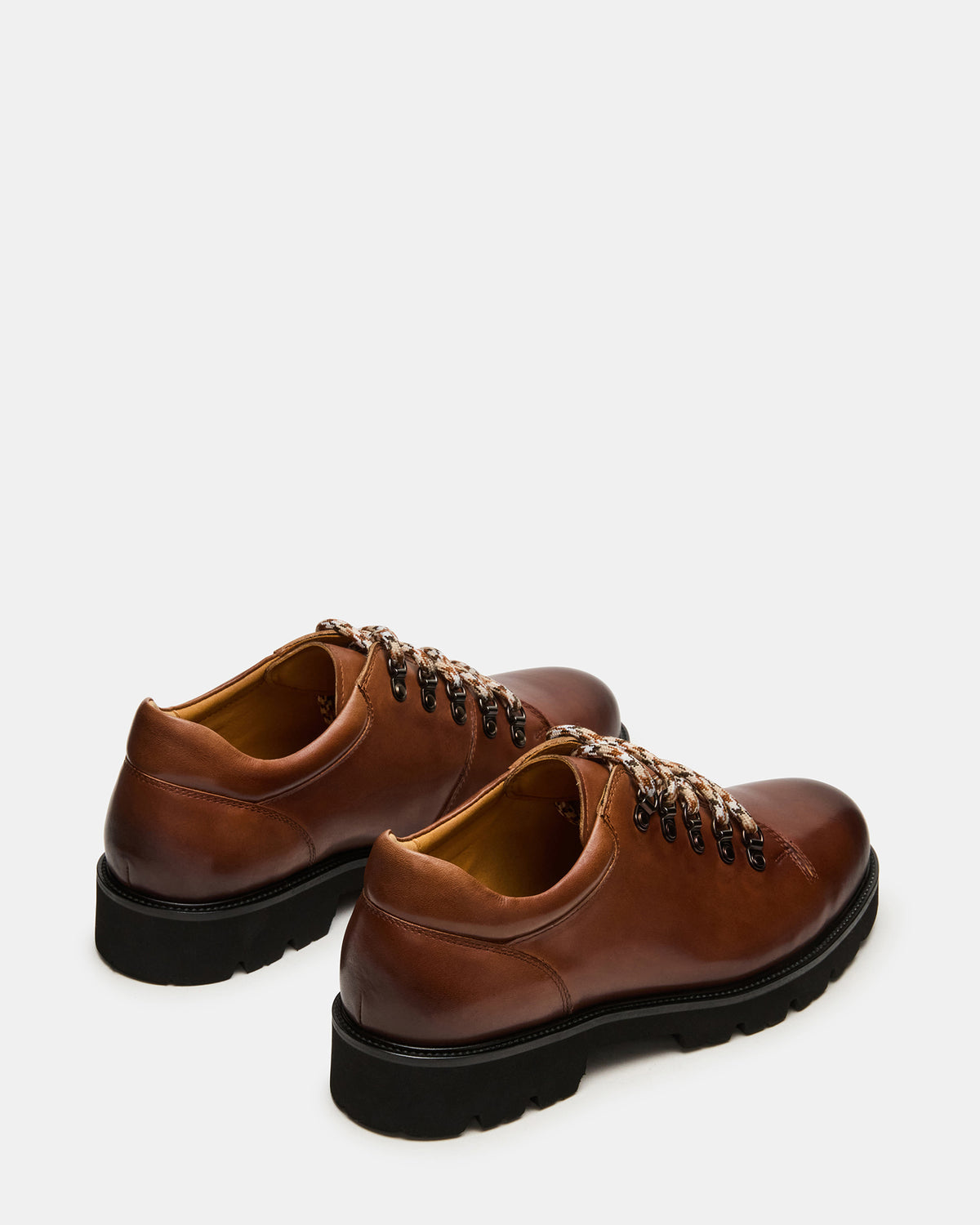 Steve Madden TURBO Dark Tan Lace-Up Dress Shoe