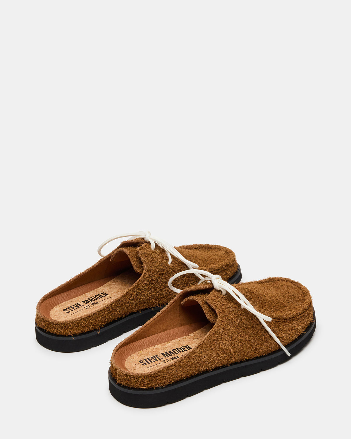 Steve Madden SAILOR Tan Slip-On Laces Footbed Men's Casual Shoe