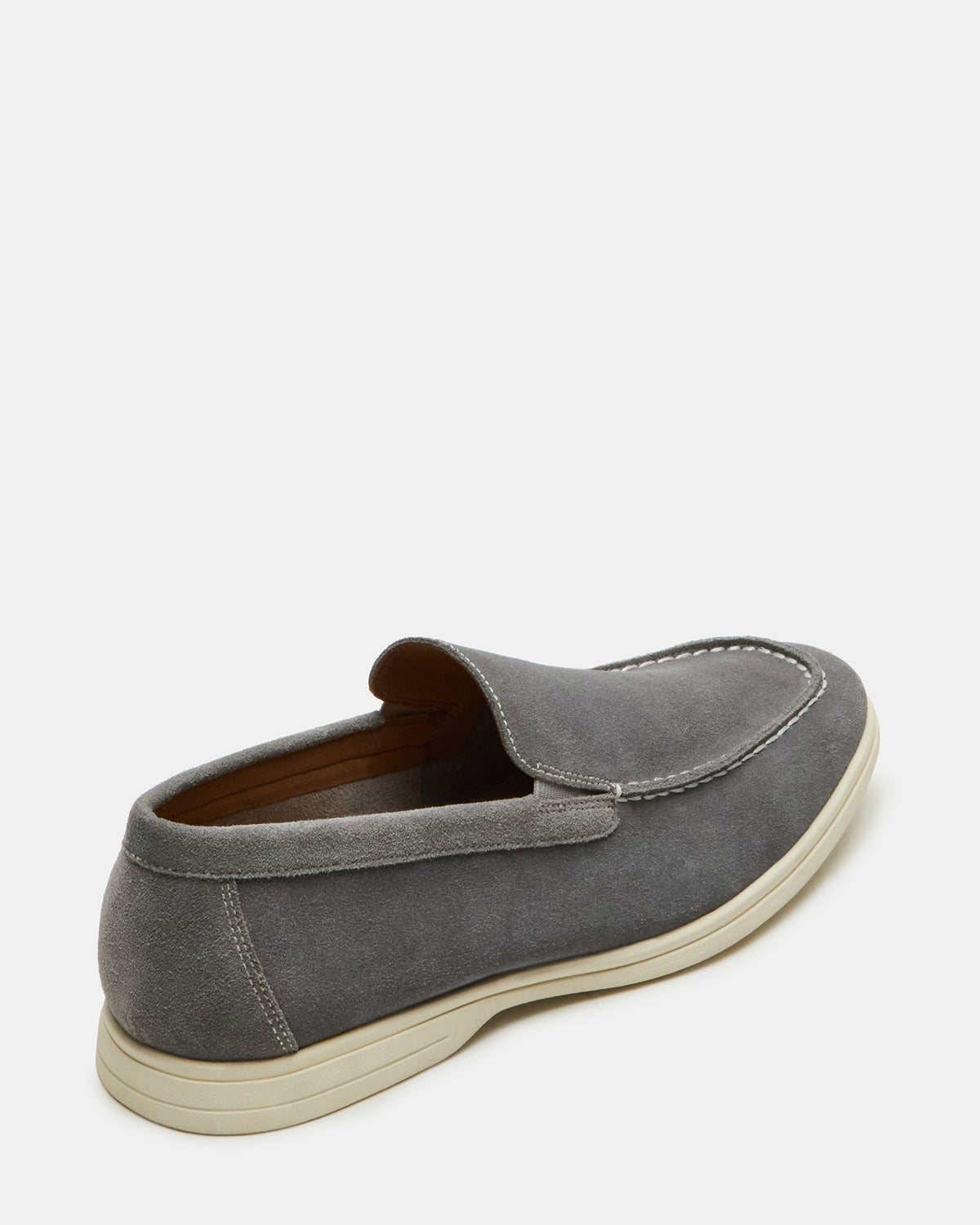 Steve Madden LINUX Grey Suede Slip-On Men's Casual