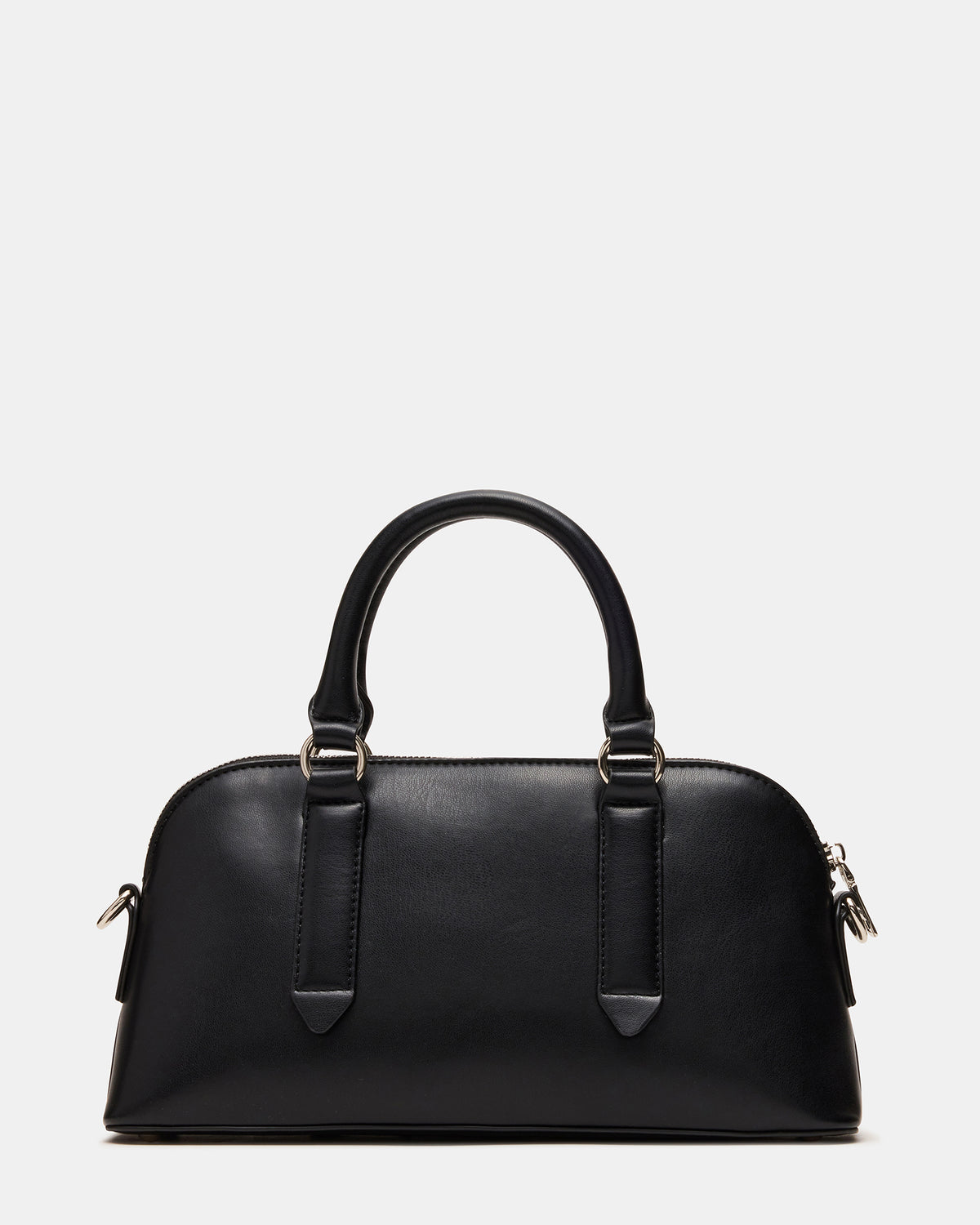 Steve Madden CALLY Bag Black Dome Satchel Top-Handle Crossbody Women's Handbag