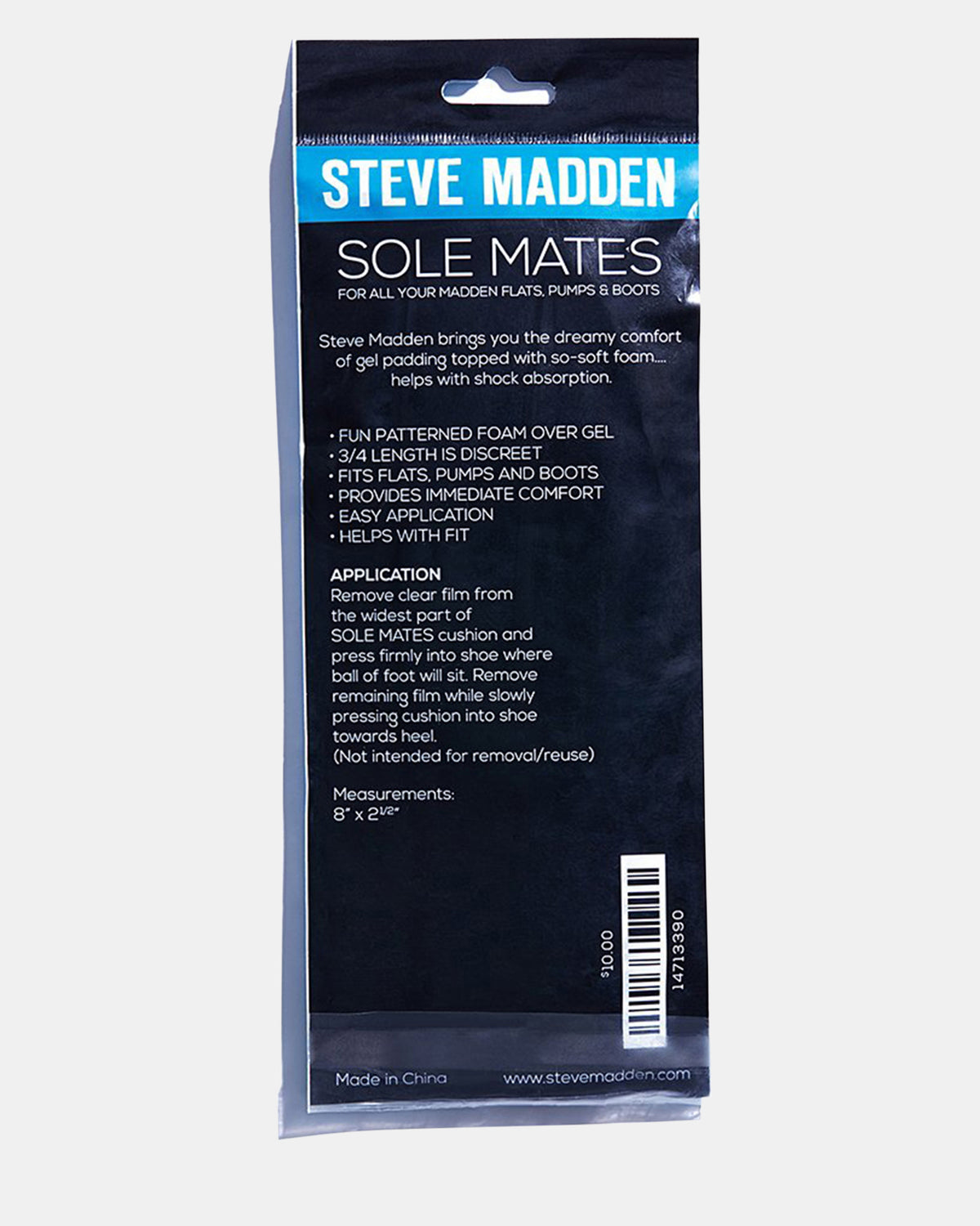 Steve Madden SOLEMATES Comforatble Shoe Insole Pad Inserts