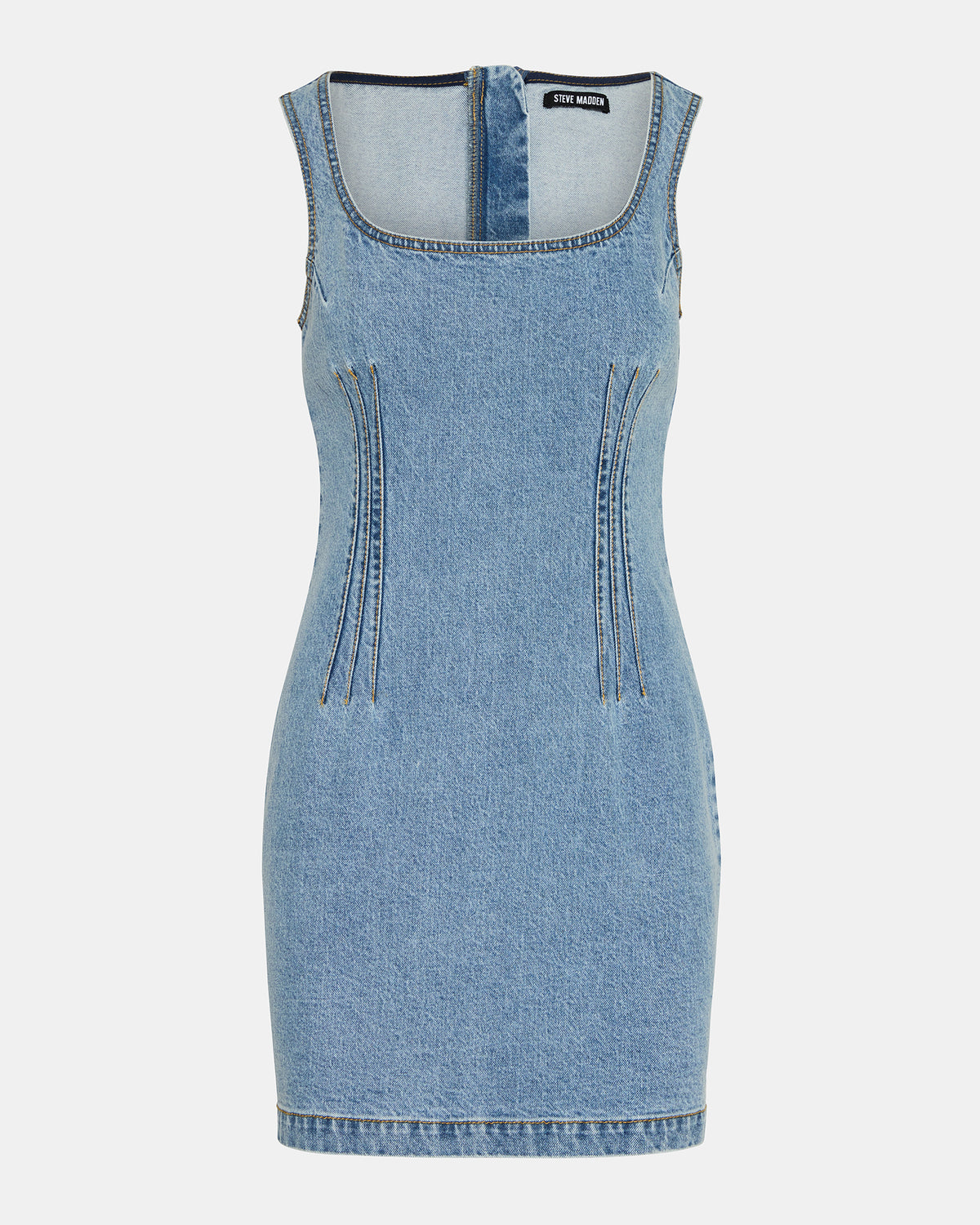 Steve Madden NOELLE Forever Blue Denim Mini Women's Dress