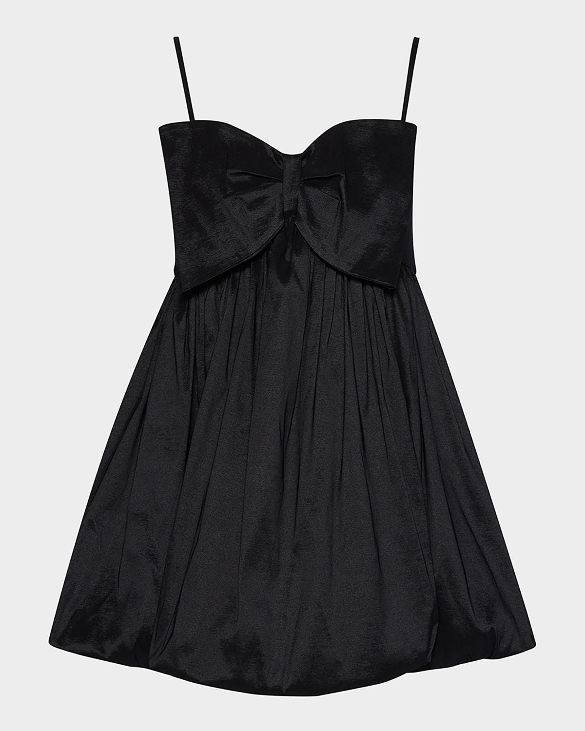 Steve Madden TOPANGA Dress Black | Women's Bow Front Bubble Dress