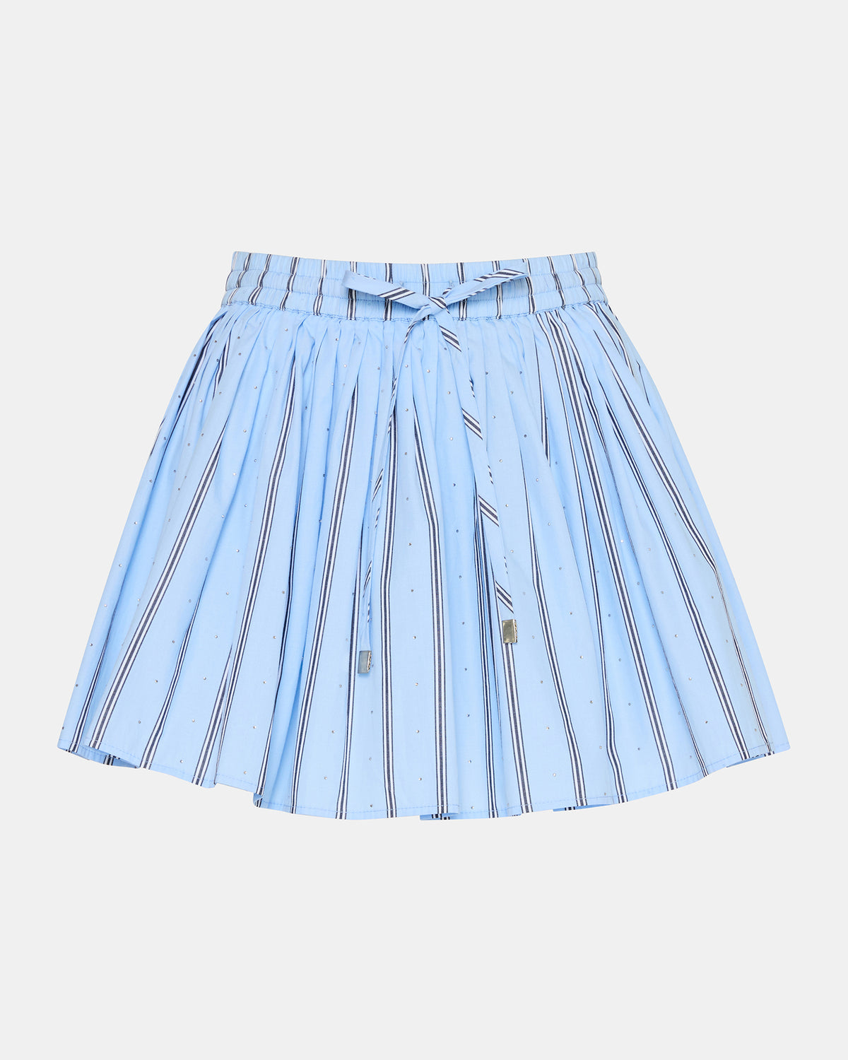 Steve Madden TYRIA Estate Blue Mini Tie-Front Women's Skirt
