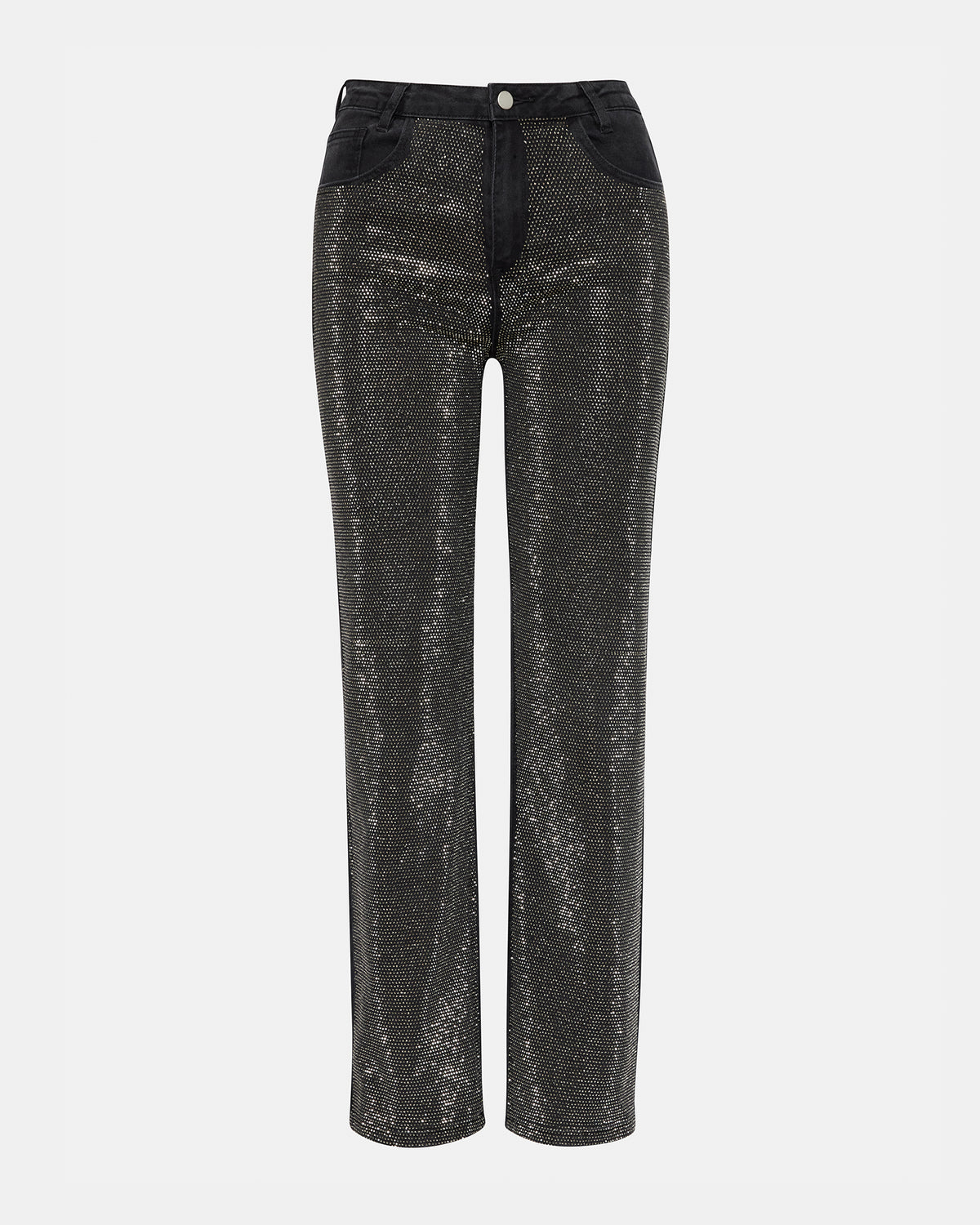 Steve Madden JESSE Black Women's Rhinestone Studded Jeans
