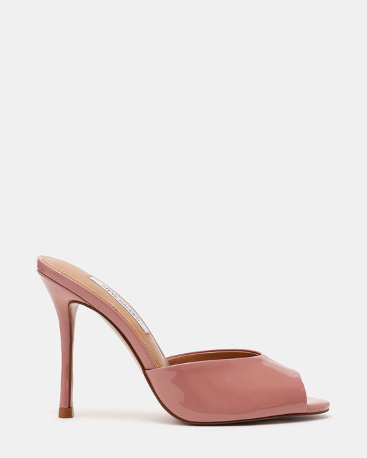 Steve Madden PRIYA Dark Blush Patent Mule Women's Heel