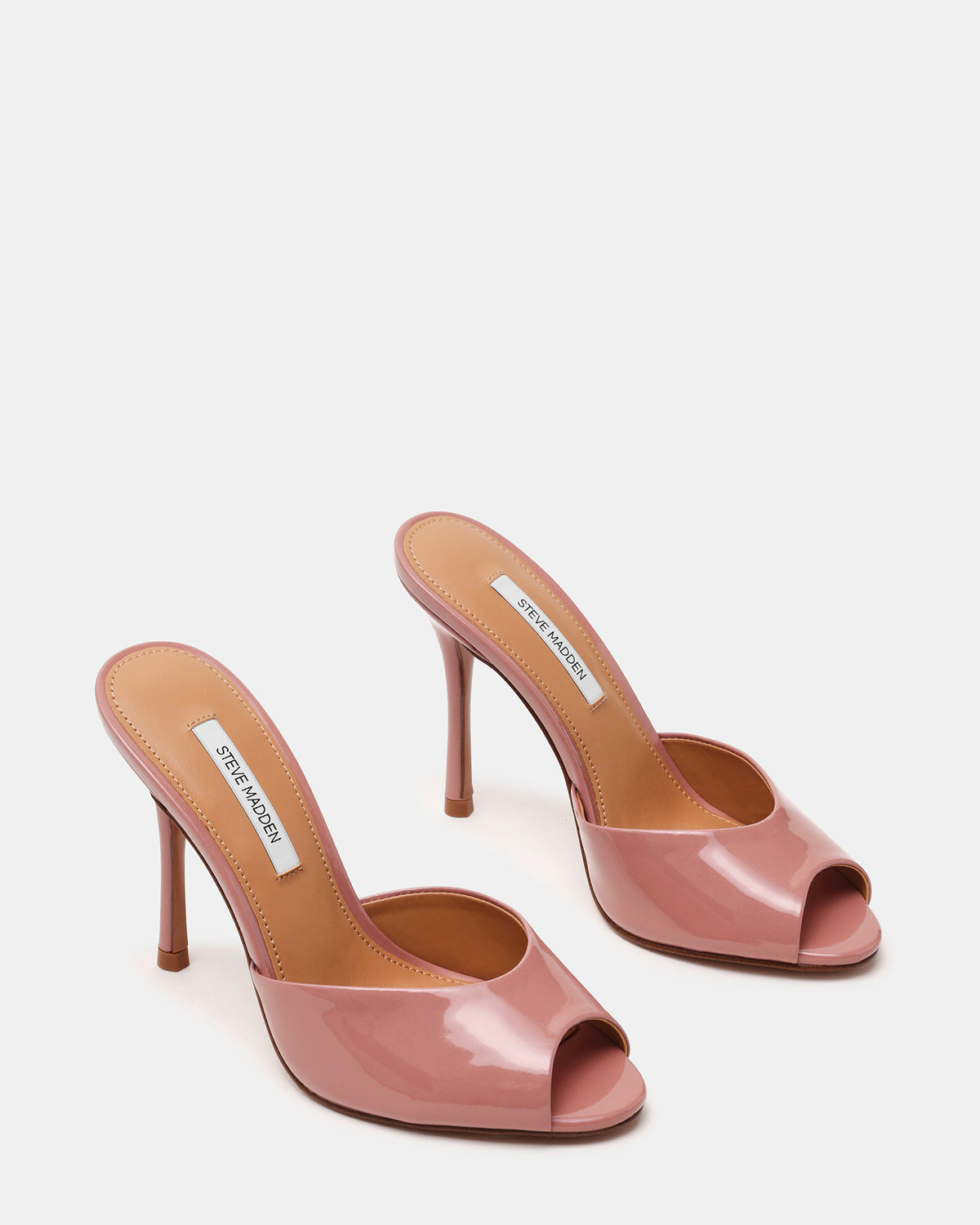 Steve Madden PRIYA Dark Blush Patent Mule Women's Heel