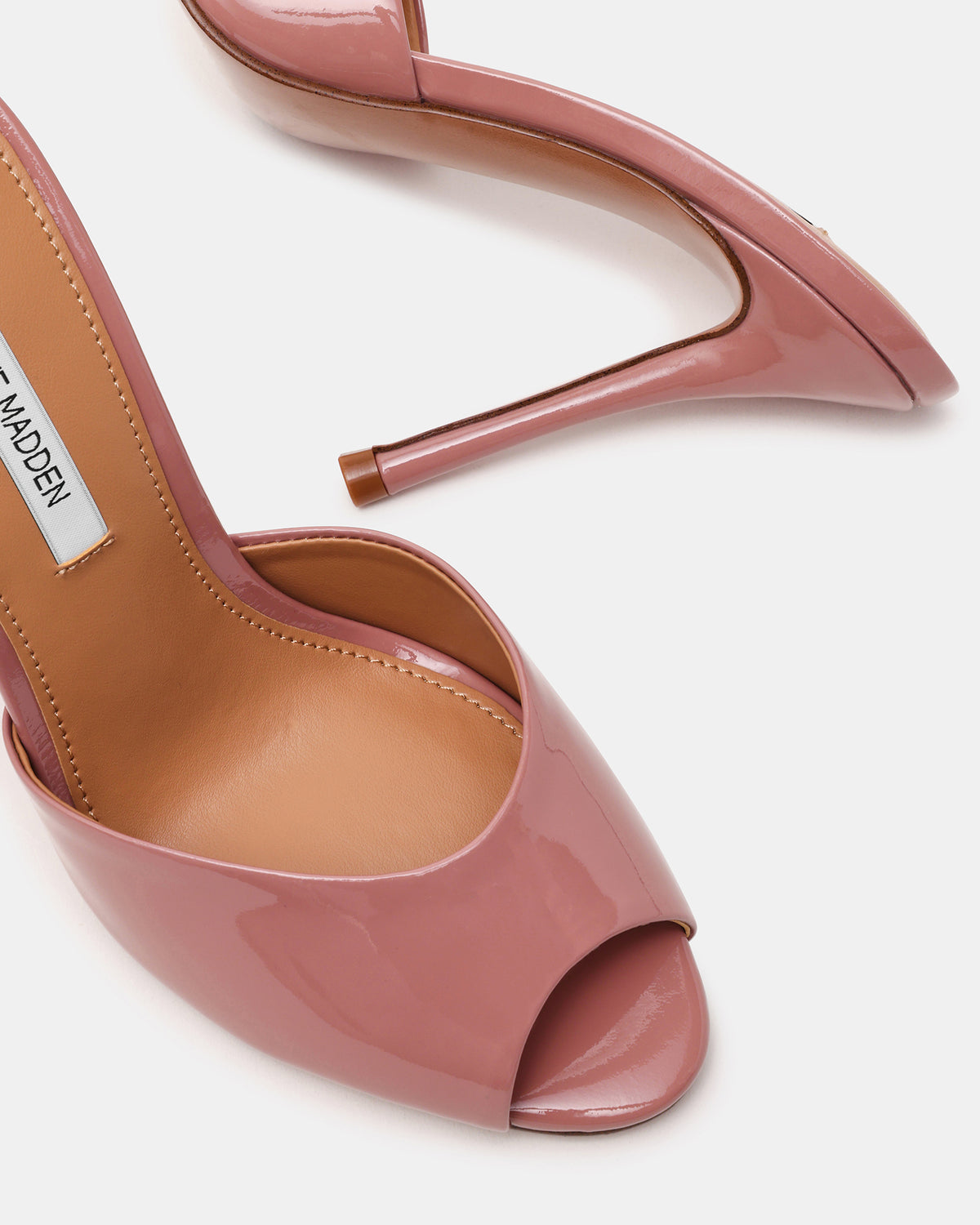 Steve Madden PRIYA Dark Blush Patent Mule Women's Heel