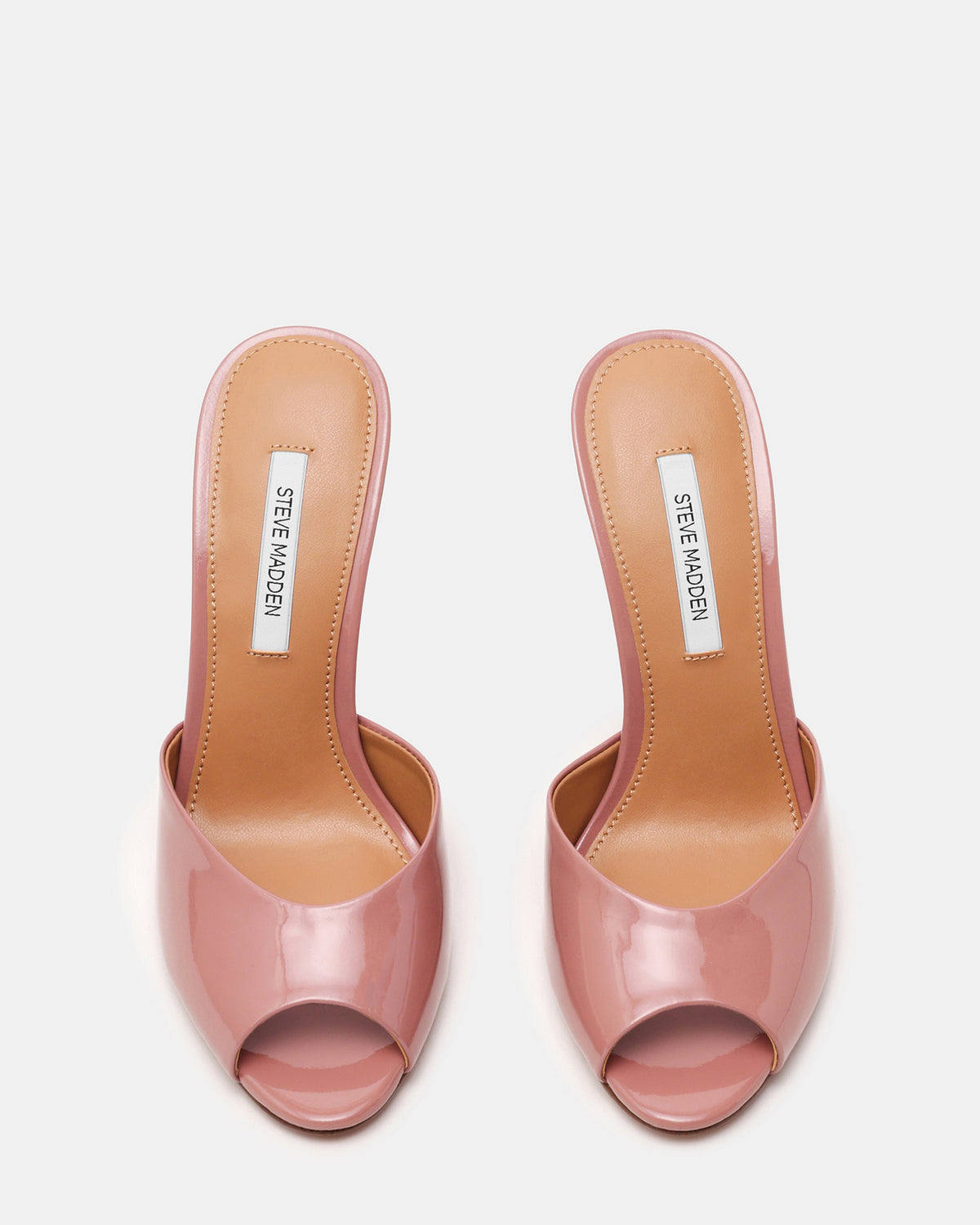 Steve Madden PRIYA Dark Blush Patent Mule Women's Heel