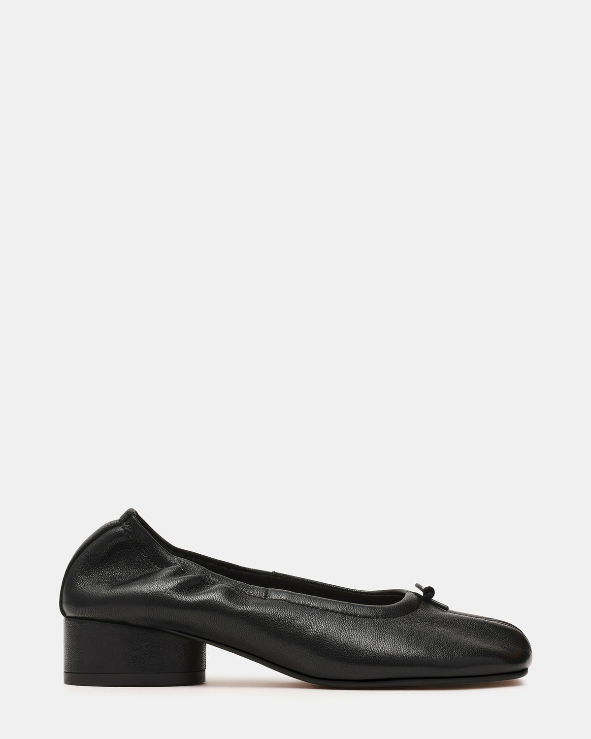 Steve Madden CYRA Black Leather Split Toe Tabi Women's Heel