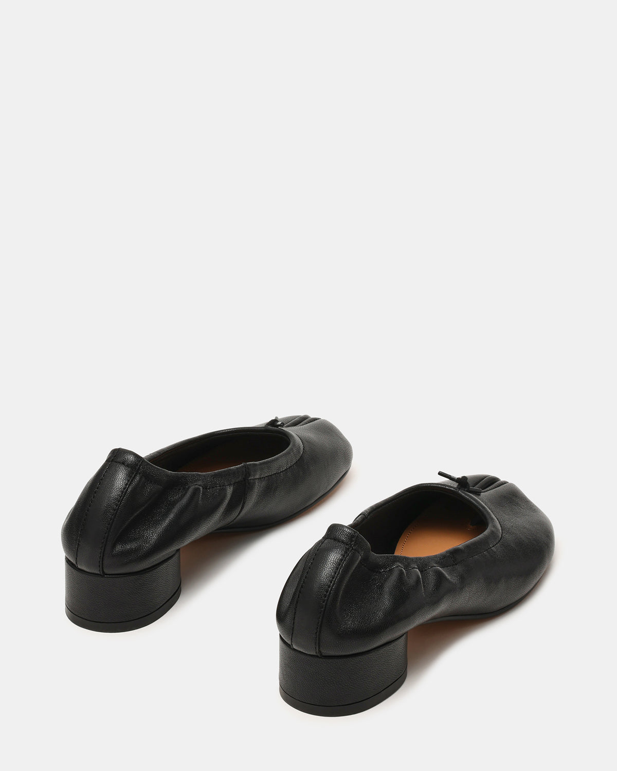 Steve Madden CYRA Black Leather Split Toe Tabi Women's Heel