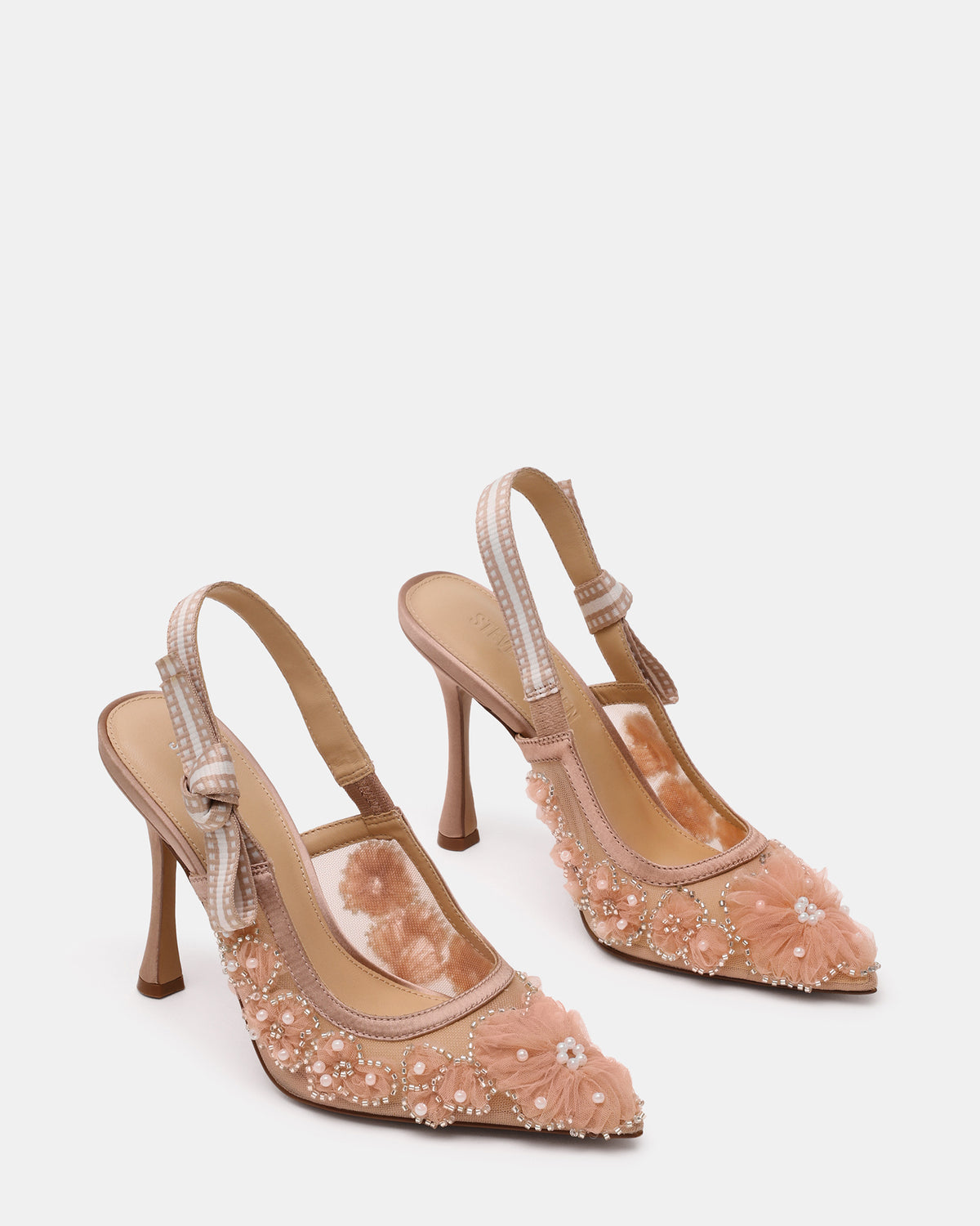 Steve Madden BRI Mesh Blush Slingback Pump Women's Heel