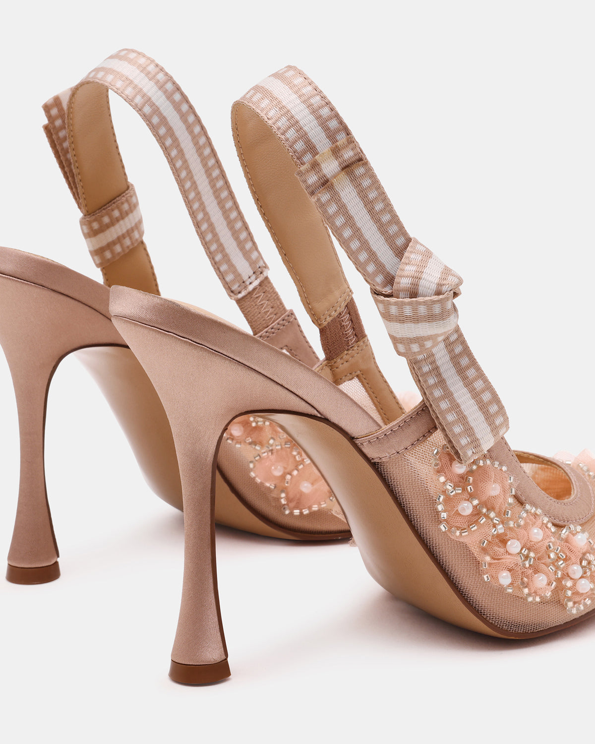 Steve Madden BRI Mesh Blush Slingback Pump Women's Heel