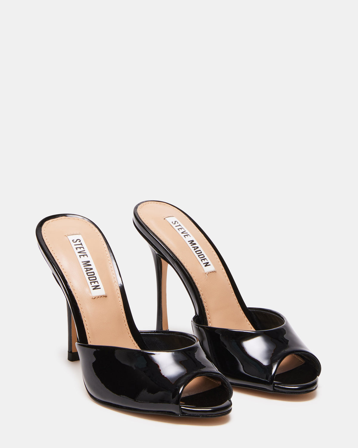 Steve Madden PRIYA Black Patent Women's Mule