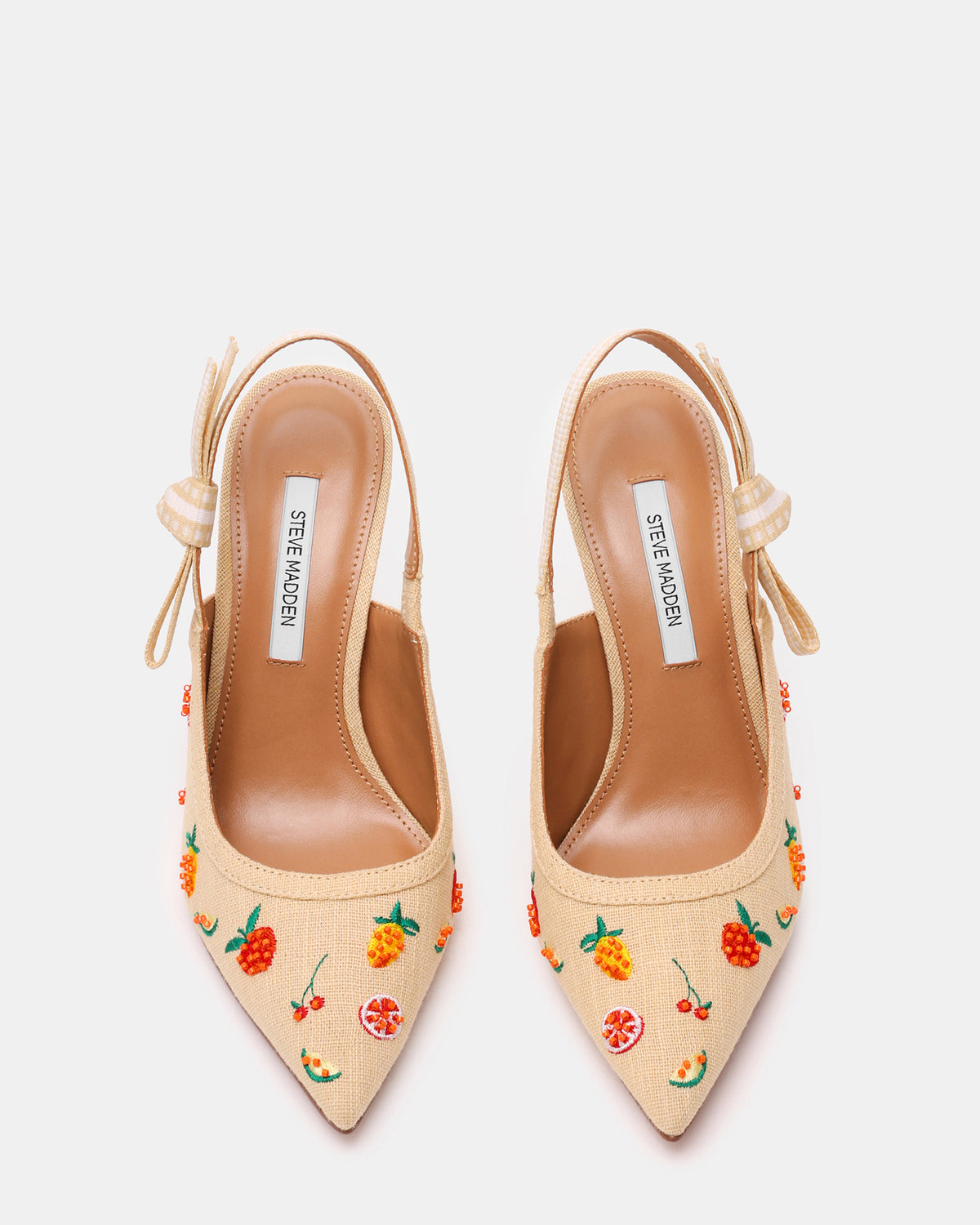 Steve Madden BRI Raffia Fruit Multi Slingback Pump Women's Heel