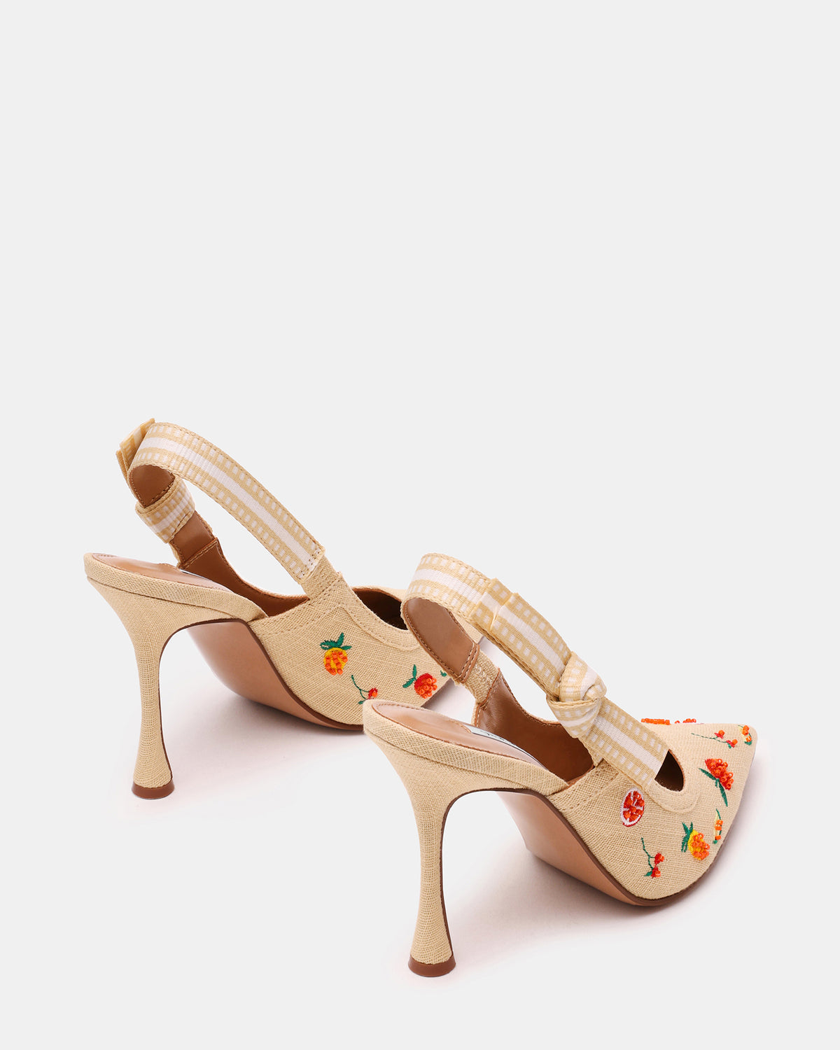 Steve Madden BRI Raffia Fruit Multi Slingback Pump Women's Heel