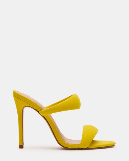 Steve Madden SATURN Yellow Stiletto Mule Women's Heel