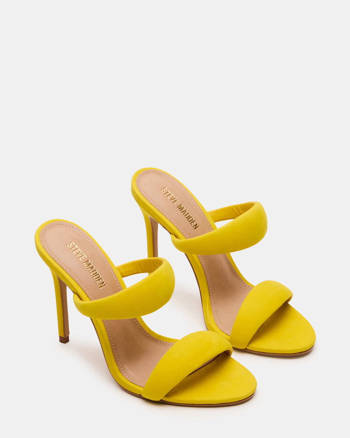 Steve Madden SATURN Yellow Stiletto Mule Women's Heel