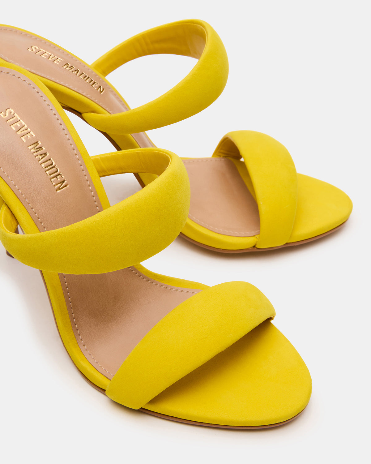 Steve Madden SATURN Yellow Stiletto Mule Women's Heel