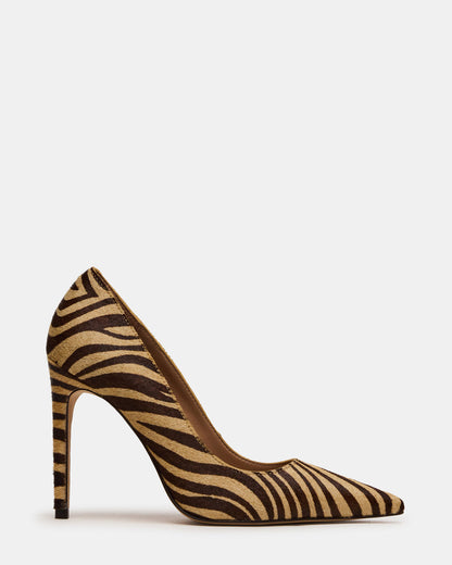 Steve Madden NOIR Tiger Pointed-Toe Stiletto Pump Women's Heels