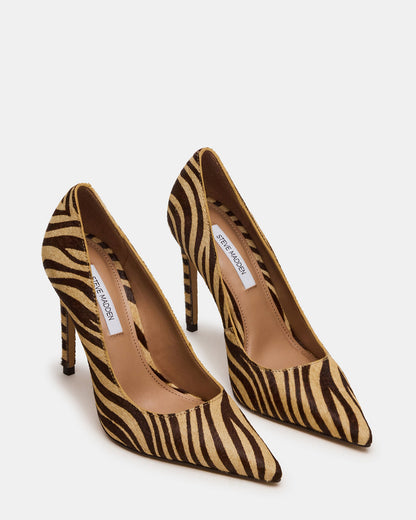 Steve Madden NOIR Tiger Pointed-Toe Stiletto Pump Women's Heels