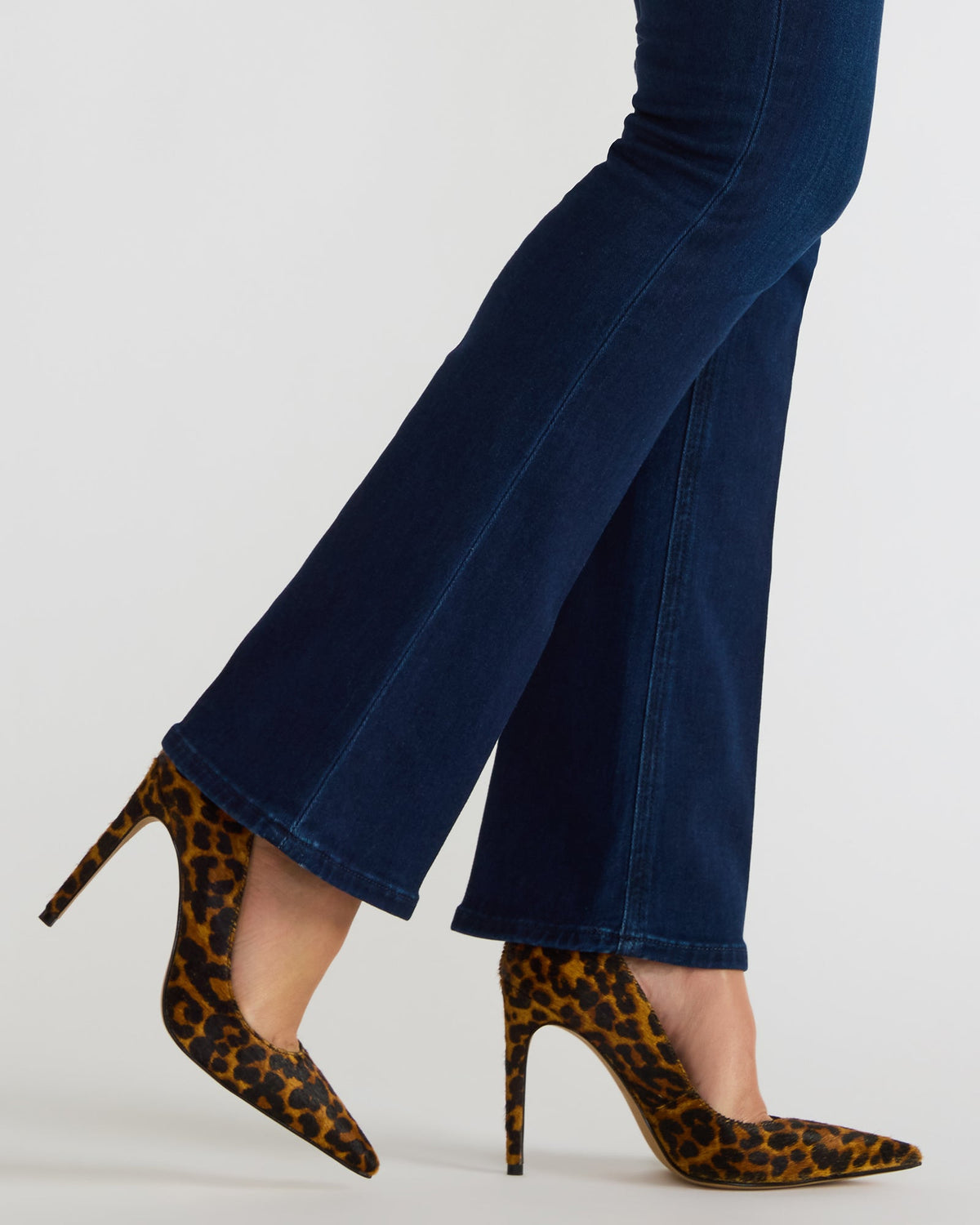 Steve Madden NOIR Leopard Pointed-Toe Stiletto Pump Women's Heels