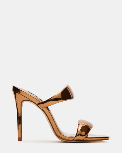 Steve Madden SATURN Bronze Stiletto Mule Women's Heel