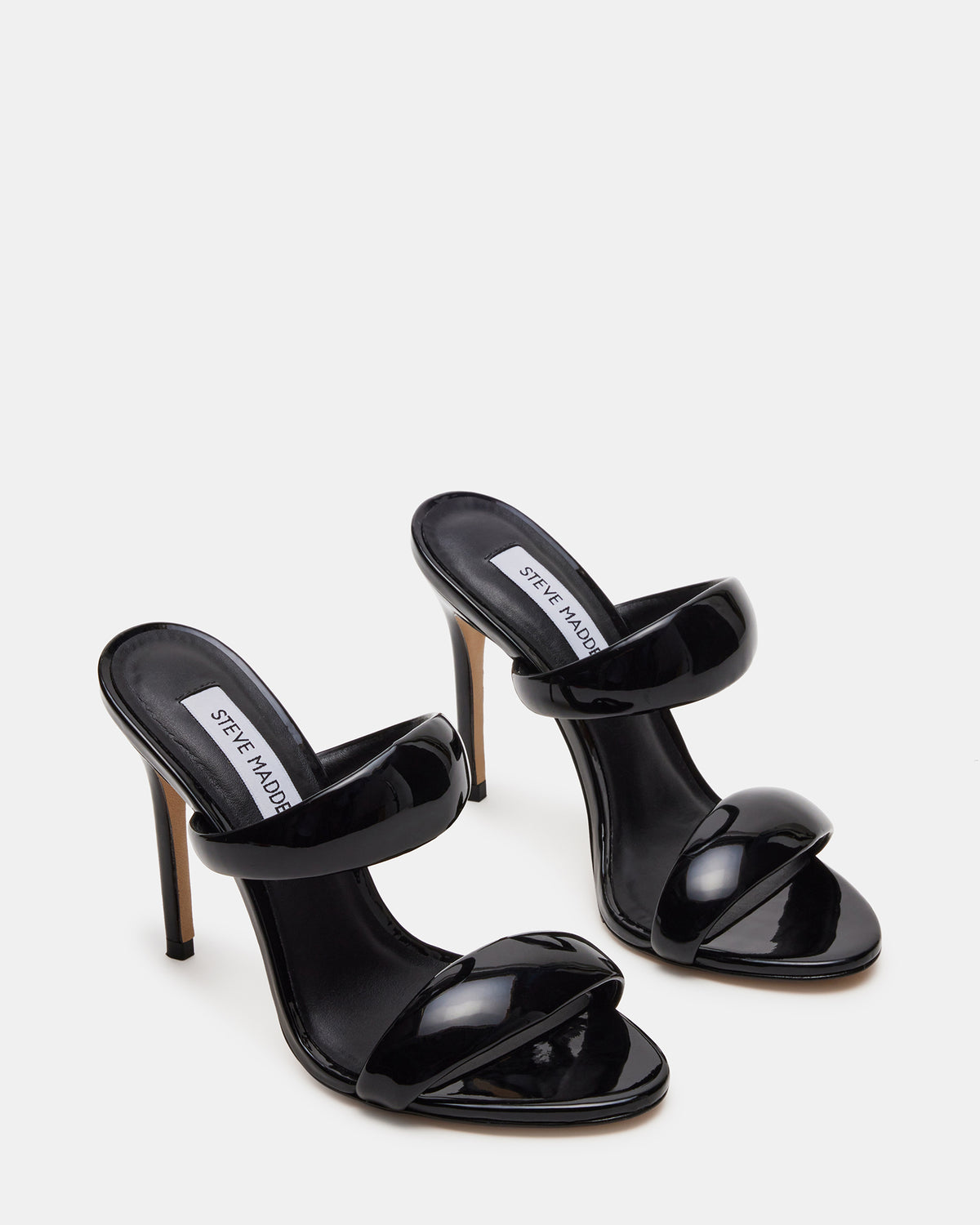 Steve Madden SATURN Black Stiletto Mule Women's Heel