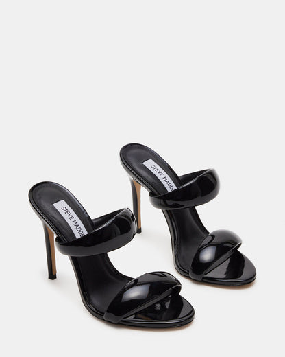 Steve Madden SATURN Black Stiletto Mule Women's Heel