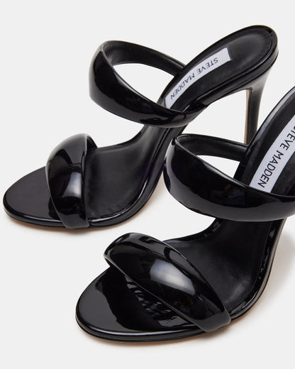 Steve Madden SATURN Black Stiletto Mule Women's Heel